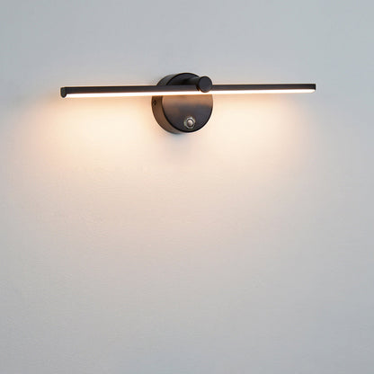 Aluminum LED Rotatable Touch Dimmer Wall Sconce Lamp