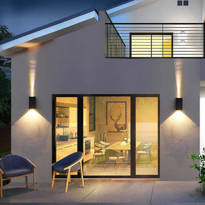 Solar Trapezoid Outdoor Waterproof LED Wall Sconce Lamp