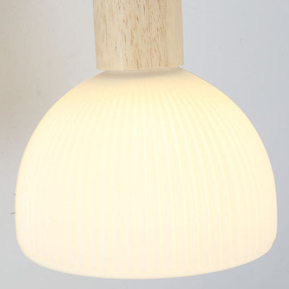 Japanese Flower Pleated 1-Light Wall Sconce Lamp