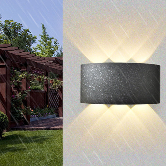 Waterproof Aluminium Iron Acrylic LED Wall Sconce Lamp