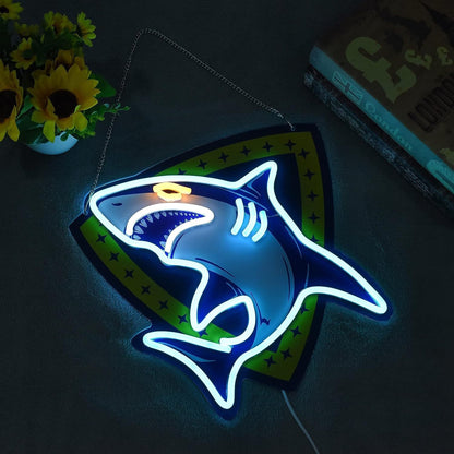 Contemporary Creative Shark Acrylic LED Wall Sconce Lamp