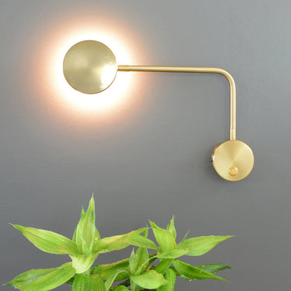 Solid Color with Switch Rotatable LED Wall Sconce Lamp