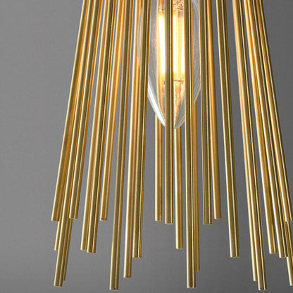 Luxury Copper Branch Column 1/2 Light Wall Sconce Lamp