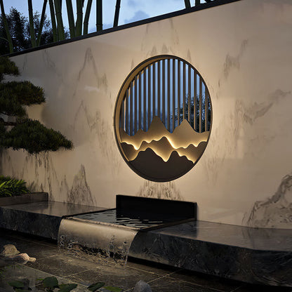 Chinese Steel PC LED Waterproof Outdoor Wall Sconce Light