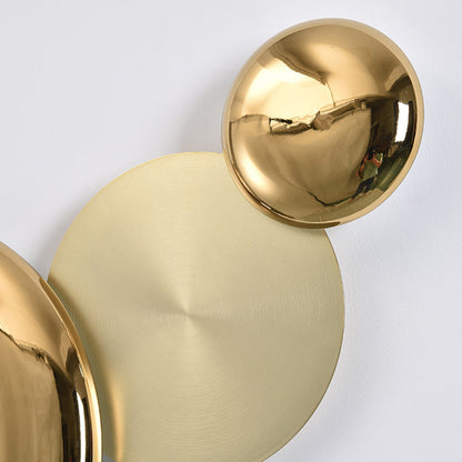 Modern Luxury Metal Round LED Wall Sconce Lamp