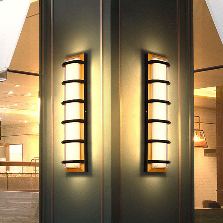 Aluminum Acrylic Shade LED Waterproof Wall Sconce Lamp