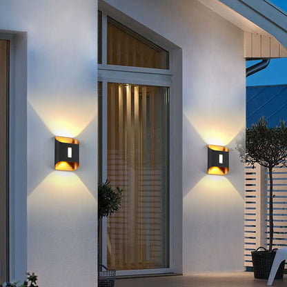 Aluminum Lens Outdoor Waterproof Patio LED Wall Sconce Lamp