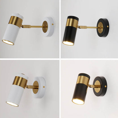 Scandinavian Hardware Iron Acrylic 1-Light Wall Sconce Lamp