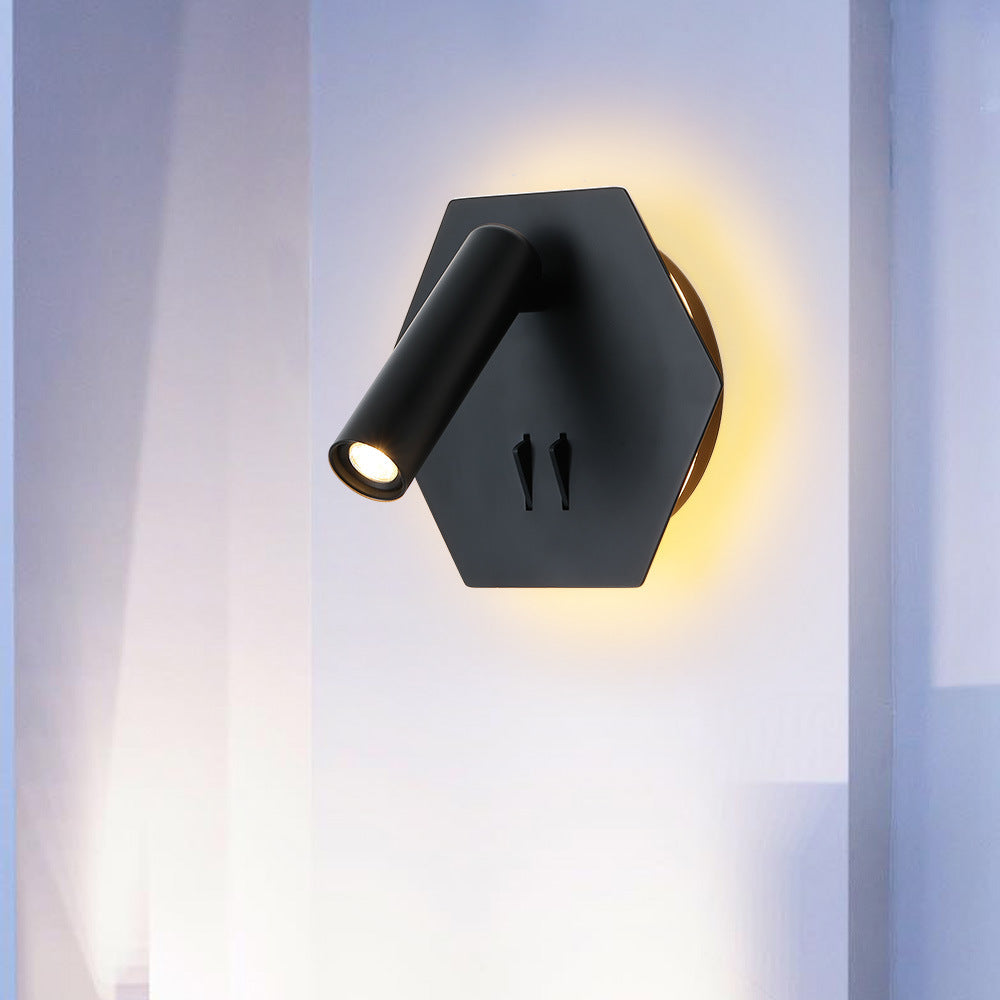 Cylinder Spotlight LED Adjustable Wall Sconce Lamp
