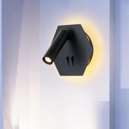 Cylinder Spotlight LED Adjustable Wall Sconce Lamp