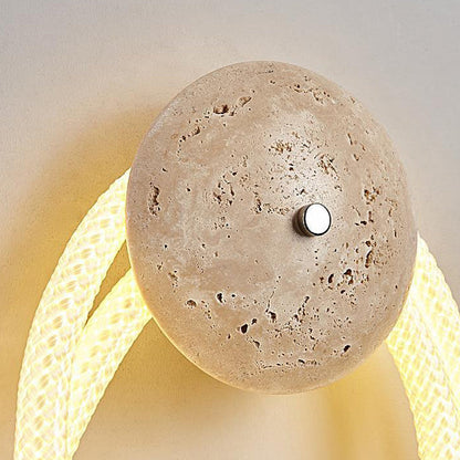 Scandinavian Optical Woven Fiber LED Wall Sconce Lamp