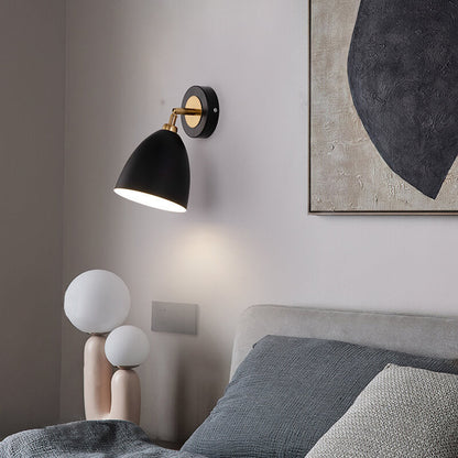 Iron Traditional Shape Shade 1-Light Wall Sconce Lamp