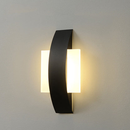 Minimalist Acrylic Geometric Ring LED Wall Sconce Lamp