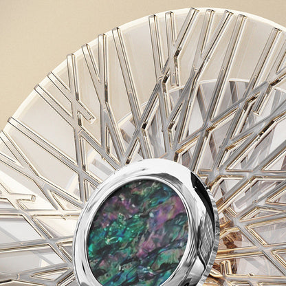 Geometric Semi-circle Acrylic Hardware LED Wall Sconce Lamp