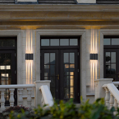 Arc Square LED Outdoor Waterproof LED Wall Sconce Lamp