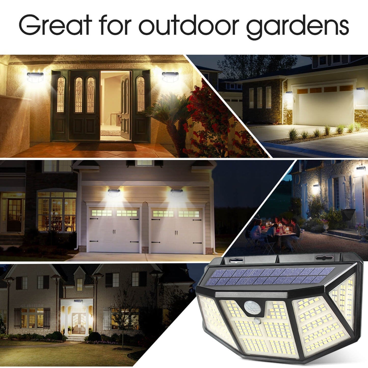 Solar Trapezoid Outdoor Waterproof Wall Sconce Lamp