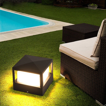 Industrial Aluminum Cylinder LED Outdoor Lawn Light