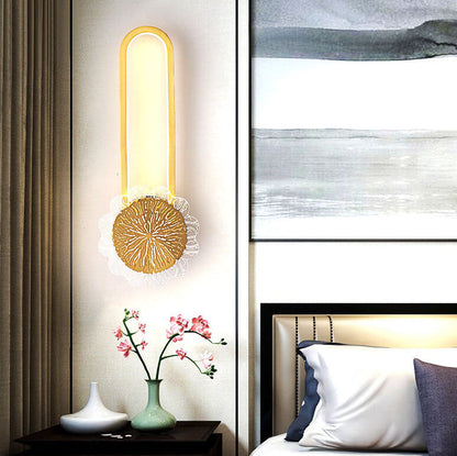 Full Copper Minimalist Ring Design LED Wall Sconce Lamp