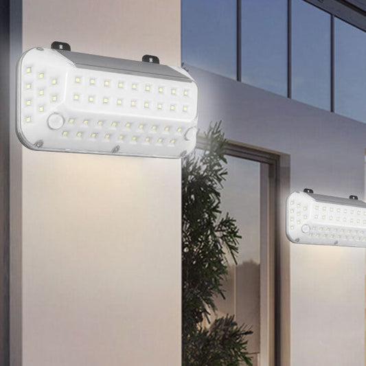 Solar Emitting Body Sensor LED Outdoor Wall Sconce Lamp