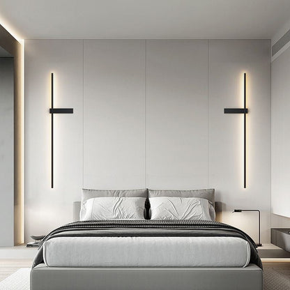 Iron Aluminum Silica Strip Line LED Wall Sconce Lamp