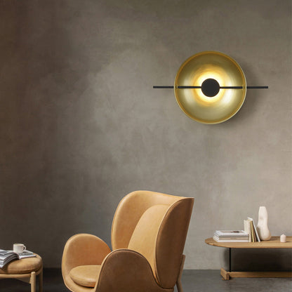 Modern Luxury Iron Round LED Wall Sconce Lamp