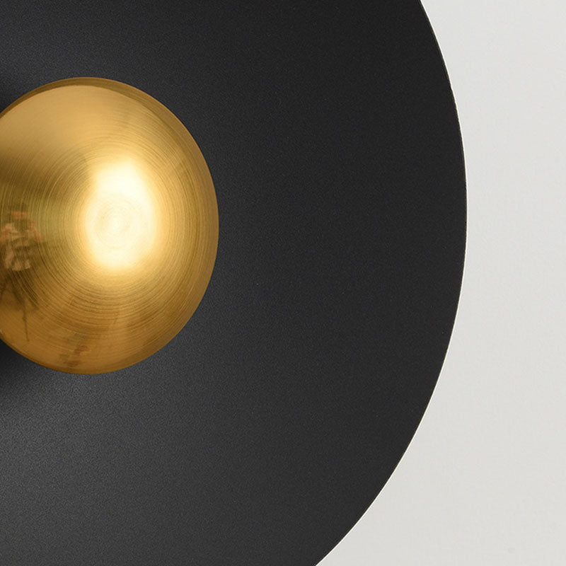 Macaron Flying Saucer Hardware LED Wall Sconce Lamp
