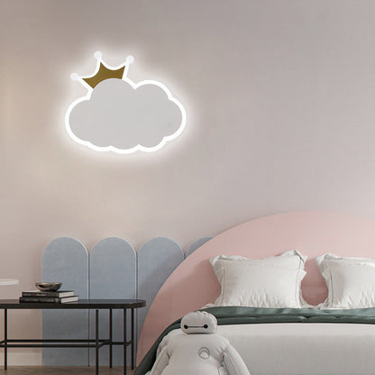 Creative Crown Clouds Iron LED Wall Sconce Lamp