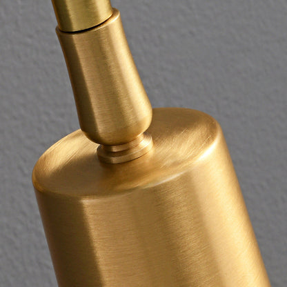 Full Copper Semicircle Shade 1-Light Wall Sconce Lamp