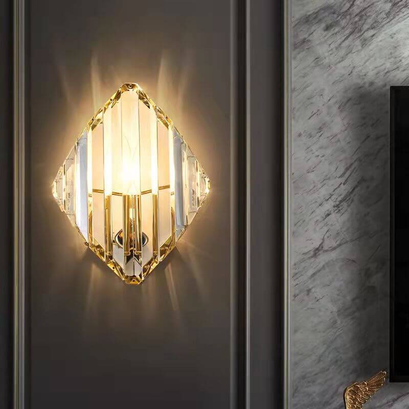 Light Triangle Geometry 1/2/3 Light Wall Sconce Lamp