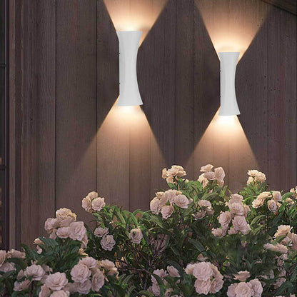 Waterproof Illuminated Aluminum Lens LED Wall Sconce Lamp