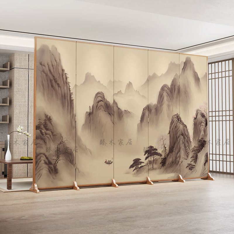 Traditional Wood Solid Wood Room Divider