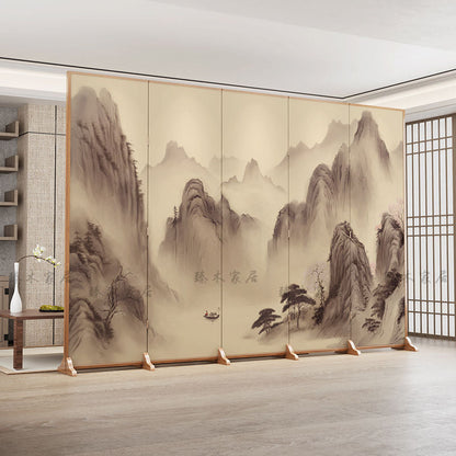 Traditional Wood Solid Wood Room Divider
