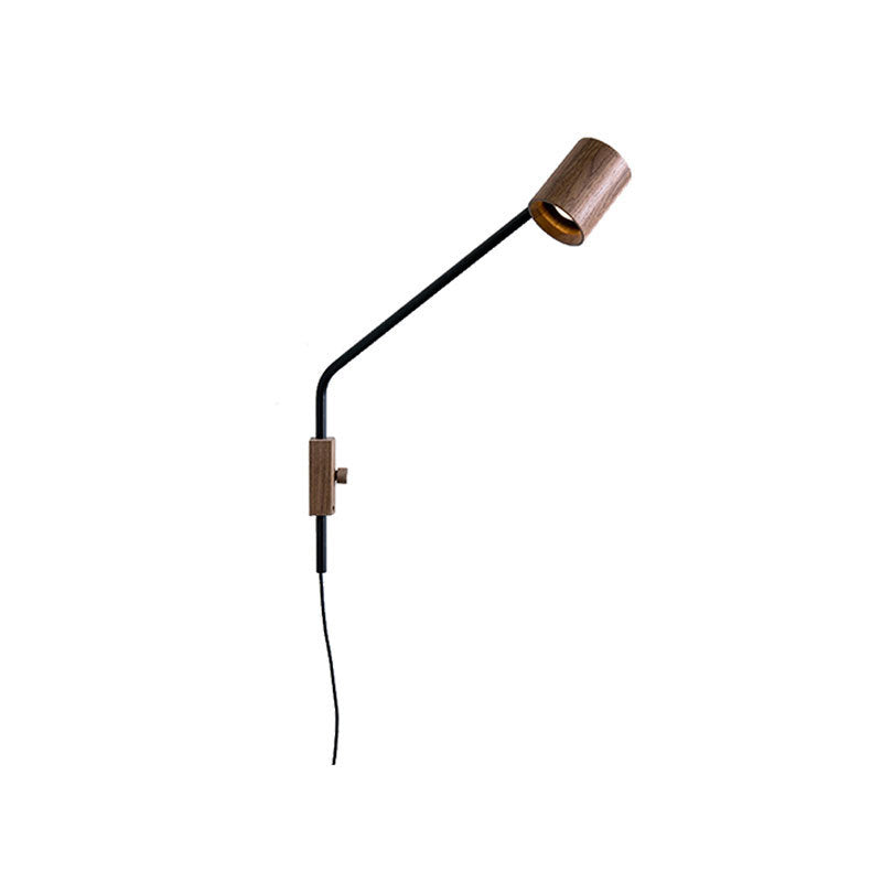 Simplicity Cylinder Shade Iron 1-Light Wall Sconce Lamp