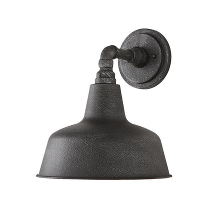 Waterproof Frosted Texture Iron 1-Light Wall Sconce Lamp
