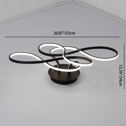 Modern Acrylic Aluminum Ceiling Light