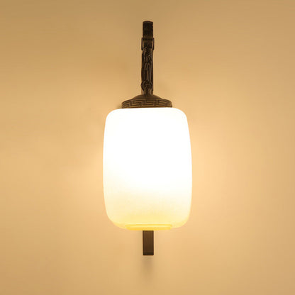 New Chinese Retro Pattern Design 1-Light Wall Sconce Lamp