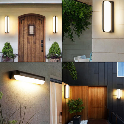 Oval Indoor Outdoor Waterproof Patio Wall Sconce Lamp