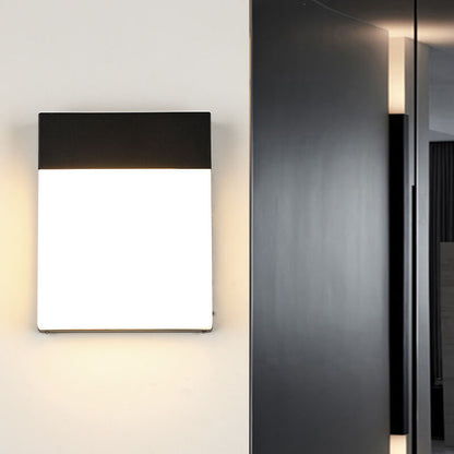 Outdoor Frosted Aluminum Waterproof LED Wall Sconce Lamp