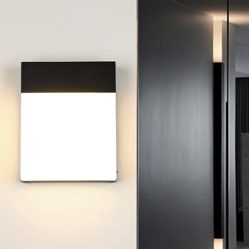 Outdoor Frosted Aluminum Waterproof LED Wall Sconce Lamp