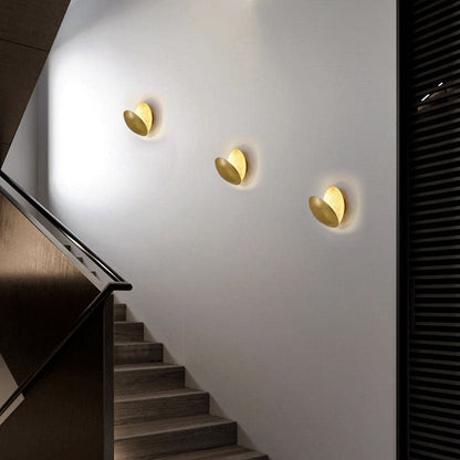 Modern Simplicity Alloy Round LED Wall Sconce Lamp