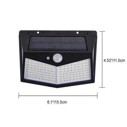 Simplicity Solar Lozenge LED Outdoor Wall Sconce Lamp