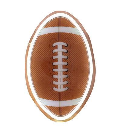 Football Shape Acrylic LED Neon Light Wall Sconce Lamp