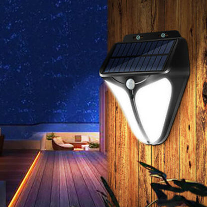 Solar Waterproof Body Sensor Patio LED Wall Sconce Lamp
