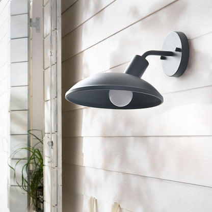 Minimalist Waterproof Round Iron 1-Light Wall Sconce Lamp