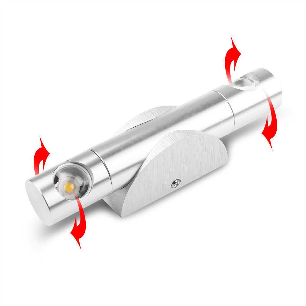 Simplicity Adjustable Angle Aluminum LED Wall Sconce Lamp
