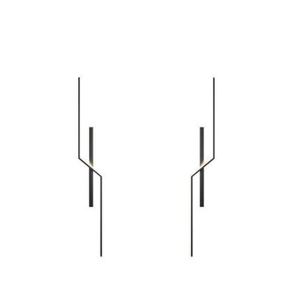 Geometry Lines Aluminum Iron Silicone LED Wall Sconce Lamp