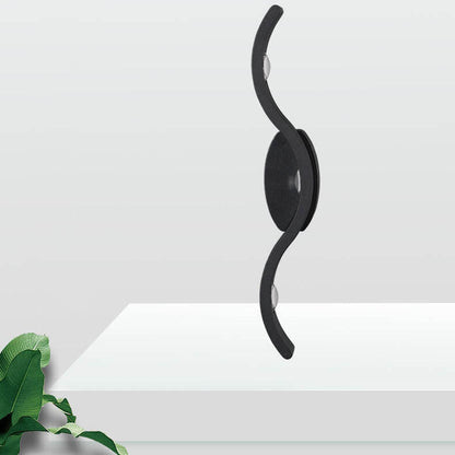 Creative Wave Curve Acrylic Aluminum LED Wall Sconce Lamp