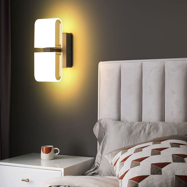 Minimalist Round Zinc Alloy Rotatable LED Wall Sconce Lamp