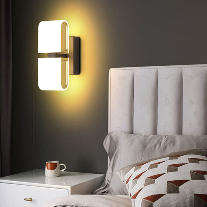 Minimalist Round Zinc Alloy Rotatable LED Wall Sconce Lamp