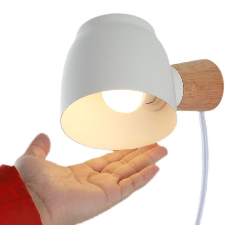 Solid Color Rotatable Iron 1-Light Wall Sconce Lamp